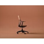 Vitra ACX Mesh Arbeitsstuhl, Tiefschwarz - Terracotta