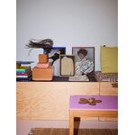 Paper Collective Blue Curls juliste, sisustuskuva