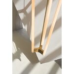 Michael Anastassiades Tube Chandelier riippuvalaisin, satiini messinki, sisustuskuva