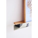 Paper Collective Gallery Shelf, oak - polished steel, decoration image