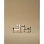STOFF Copenhagen STOFF BMF candle holder, set of 3, chrome, view 2
