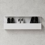 Nichba Shoe Rack 100, white, view 2