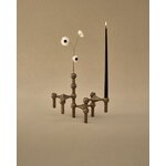 STOFF Copenhagen STOFF Nagel candleholder, set of 3, bronzed brass, view 4
