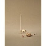 STOFF Copenhagen STOFF Nagel candleholder, brushed brass, view 10