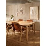 Artek Aalto Armchair 45, birch - cognac quilted leather, decoration image