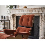 Vitra Eames Lounge Chair, new size, cherry - Calma brandy 07, decoration image