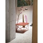 Vitra Eames LTR Occasional table, dark brick linoleum - Eames classic red, decoration image