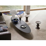 Vitra Hocker, Modell C, dunkles Nussbaum, dekorationsbild