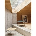 Vitra Table d'appoint Eames LTR, châtaignier - blanc, image décorative