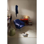 Vitra Poltrona lounge Bascule Lowback, rovere nero - Hola blu scuro, vista 2