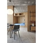 HAY Tavolo CPH20 2.0, 90 cm, rovere laccato - linoleum nero