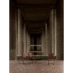 Grythyttan Stålmöbler Sillón A2, negro - roble rojo oscuro, imagen de decoración