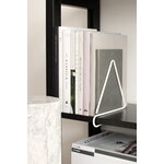 Lundia Wire bookend, triangle, white