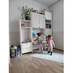 Lundia Classic lastenhuoneen kirjahylly, valkolakattu - cashmere - magnolia, näkymä 2