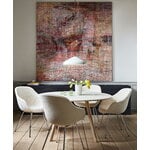 HAY CPH25 2.0 table, 140 cm, lacquered oak - off-white linoleum, decoration image