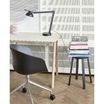 HAY CPH90 2.0 desk, 130 x 65 cm, lacquered oak - off-white linoleum