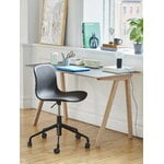 HAY CPH90 2.0 desk, 130 x 65 cm, lacquered oak - off-white linoleum