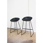 HAY About A Stool AAS38, 65 cm, Schwarz 2.0 - Schwarz - Schwarz