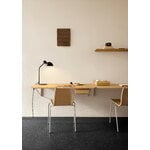 Carl Hansen & Søn AB019 työpöytä, 120 x 60 cm, öljytty tammi - ruostumaton teräs, sisustuskuva