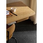 Carl Hansen & Søn AB019 työpöytä, 120 x 60 cm, öljytty tammi - ruostumaton teräs, sisustuskuva