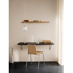 Carl Hansen & Søn AB019 työpöytä, 120 x 60 cm, valkoöljytty tammi - musta laminaatti - teräs, sisustuskuva