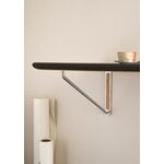 Carl Hansen & Søn AB019 työpöytä, 120 x 60 cm, öljytty tammi - musta laminaatti - teräs, sisustuskuva