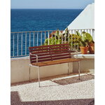 HAY Traverse dining bench with armrest, heat treated oiled ash, view 9