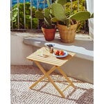 HAY Outdoor Market folding table, S, natural, view 12