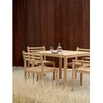 Carl Hansen & Søn AH502 Outdoor dining chair with armrest, teak, decoration image