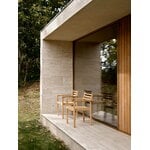 Carl Hansen & Søn AH502 Outdoor dining chair with armrest, teak, decoration image