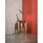 Louis Poulsen AJ table lamp, polished stainless steel