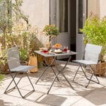 Lafuma Mobilier Balcony folding table, 70 x 64 cm, CB titane, decoration image