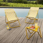 Lafuma Mobilier Maxi Transat chilienne, CB rayé miel, image décorative