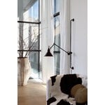 DCWéditions Lampe Gras 214 wall lamp, conic shade, black