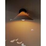 DCWéditions Plume wall lamp with switch, porcelain