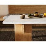 Eberhart Furniture Arnold coffee table, light concrete - light oak, decoration image