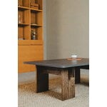 Eberhart Furniture Arnold coffee table, dark concrete - dark oak, decoration image