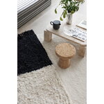 Woven Works Arc rug, black and white