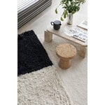 Woven Works Arc rug, black and white, decoration image