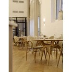 Brdr. Krüger Arkade dining chair, oiled oak - brass - Moss cream, decoration image