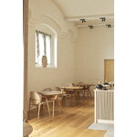 Brdr. Krüger Arkade dining chair, oiled oak - brass - Moss cream, decoration image