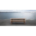 Nikari Arkipelago bench, 230 x 45 cm, oak