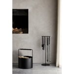 Blomus Ashi fireside set, 5 pcs, black oak - black, view 2