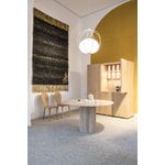 Asplund Palais Royal ruokapöytä, 130 cm, valkopetsattu tammi
