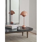 &Tradition Fly SC5 coffee table, smoked oak - Marquina marble