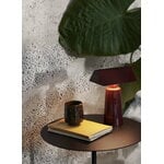 &Tradition Caret MF1 portable table lamp, dark burgundy, decoration image