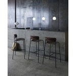 &Tradition Pavilion AV7 / AV9 bar stool, lacquered walnut