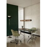 &Tradition Gio LN28 floor lamp, Emperador marble - dark chrome - ecru, view 8