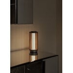 &Tradition Numbra TY3 portable lamp, tumbled aluminium - lacquered oak, view 14