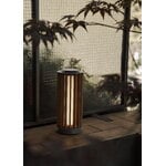 &Tradition Numbra TY3 portable lamp, tumbled aluminium - lacquered oak, view 5
